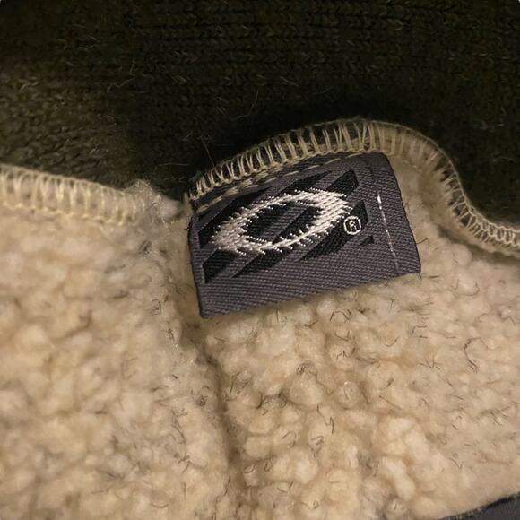 Oakley Software Rare Moscow Trapper Ushanka Aviator Hat Green & Tan Y2K 2000s - Picture 7 of 9